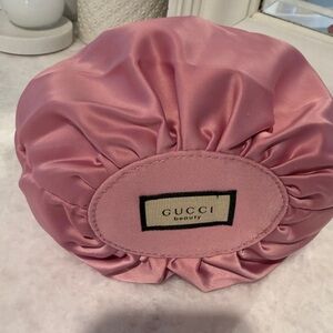 Gucci Pink Satin Pouch